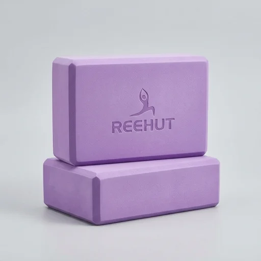 REEHUT Foam Yoga Block Set (2-Pack)