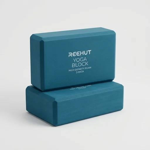 REEHUT Foam Yoga Block Set (2-Pack)