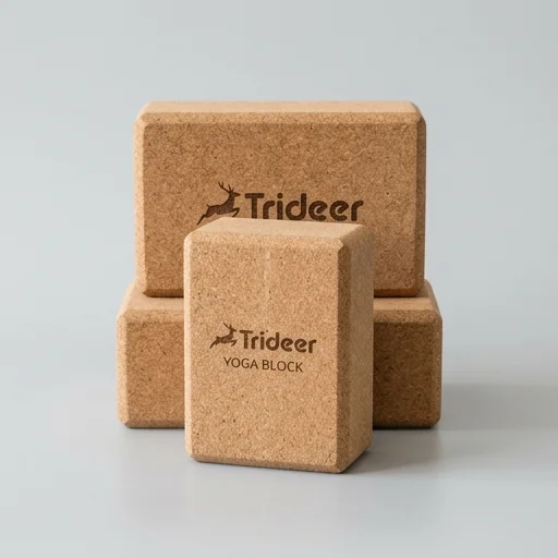 Trideer Cork Yoga Blocks (Set of 2)